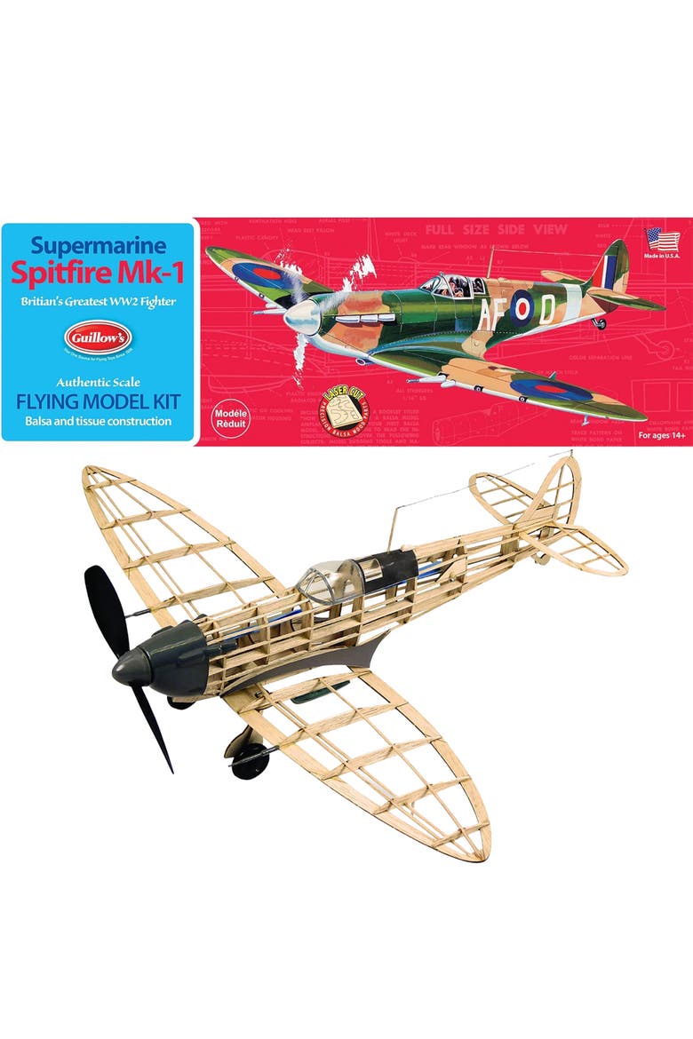 Spitfire Model Kit, Alternate, color, Multicolored