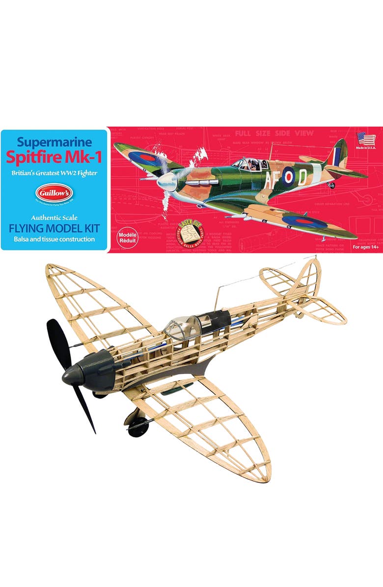 Guillow
s Spitfire Model Kit, Alternate, color, 