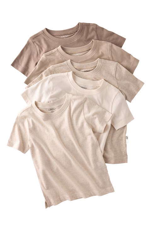 Taylor Assorted 5-Pack Organic Cotton T-Shirts (Baby)
