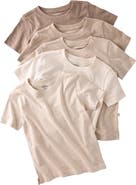 BUTTERBLU Taylor Assorted 5-Pack Organic Cotton T-Shirts