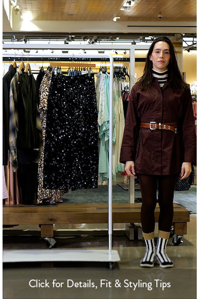 Sequin Velvet Skirt video