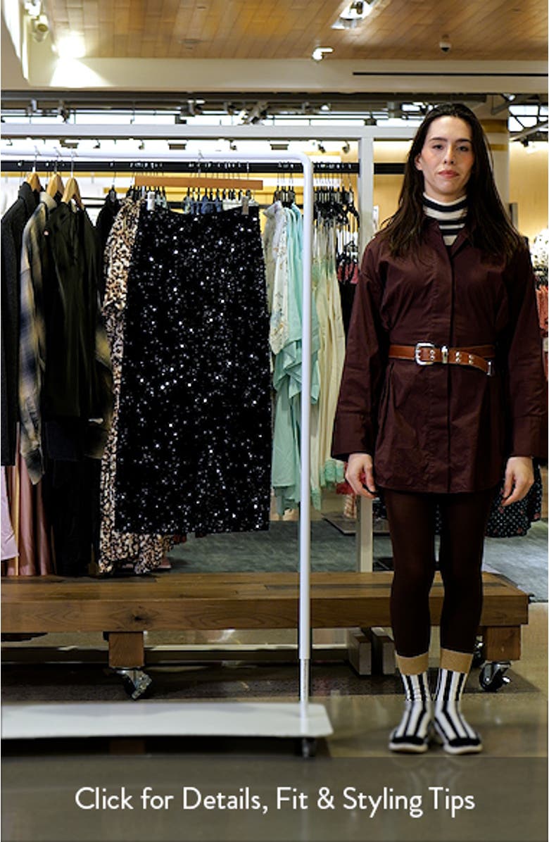 Sequin Velvet Skirt, sales video thumbnail