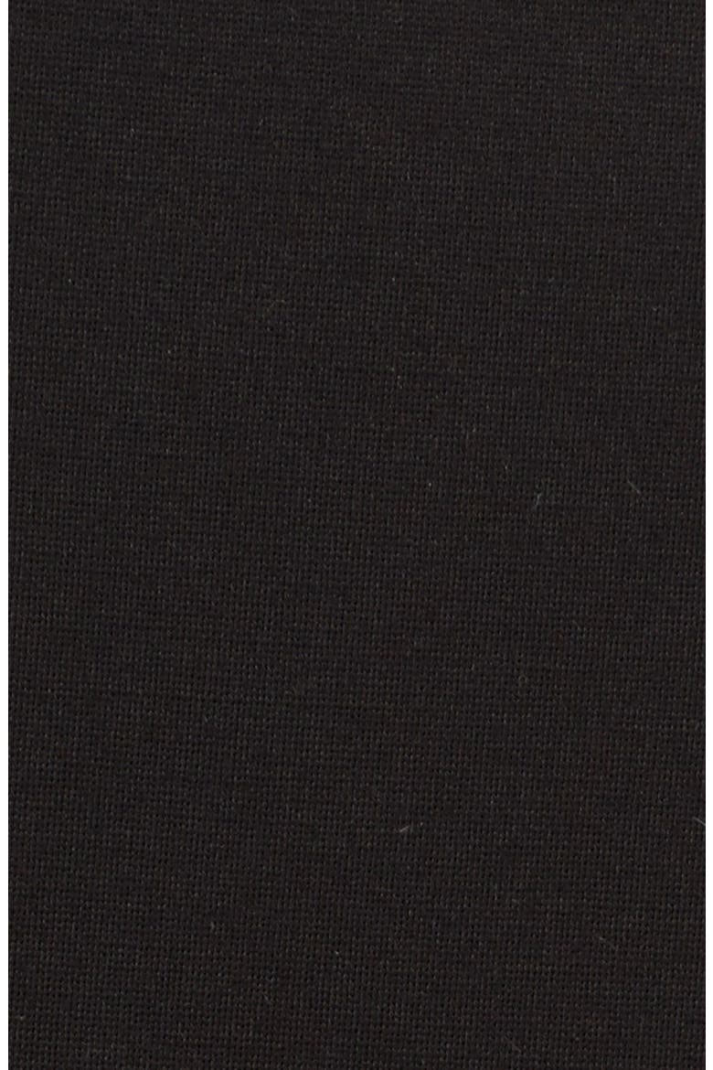 'Livvy' Asymmetrical Colorblock Sleeveless Shift Dress, Alternate, color, BLACK/ CANVAS WHITE