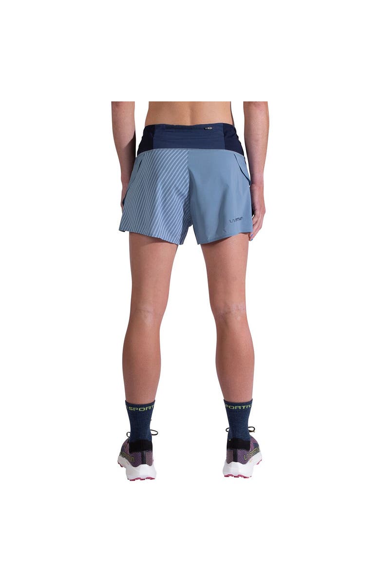 La Sportiva Flow 3In Short - Women's, Alternate, color, Limestone/Night Sky