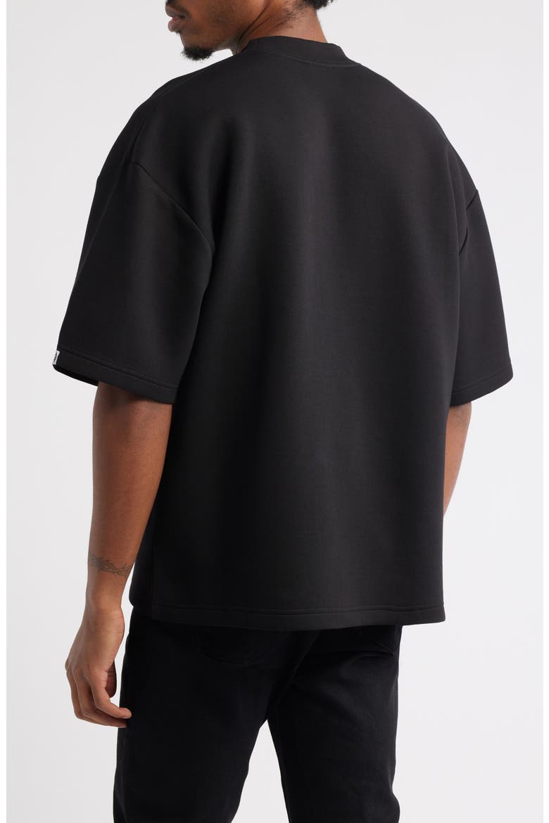 The Boxer Cotton Rib T-Shirt, Alternate, color, BLACK