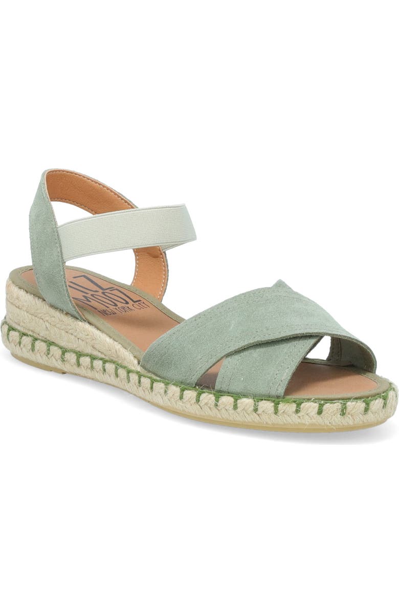 Miz Mooz Vena Espadrille Wedge, Main, color, Sage