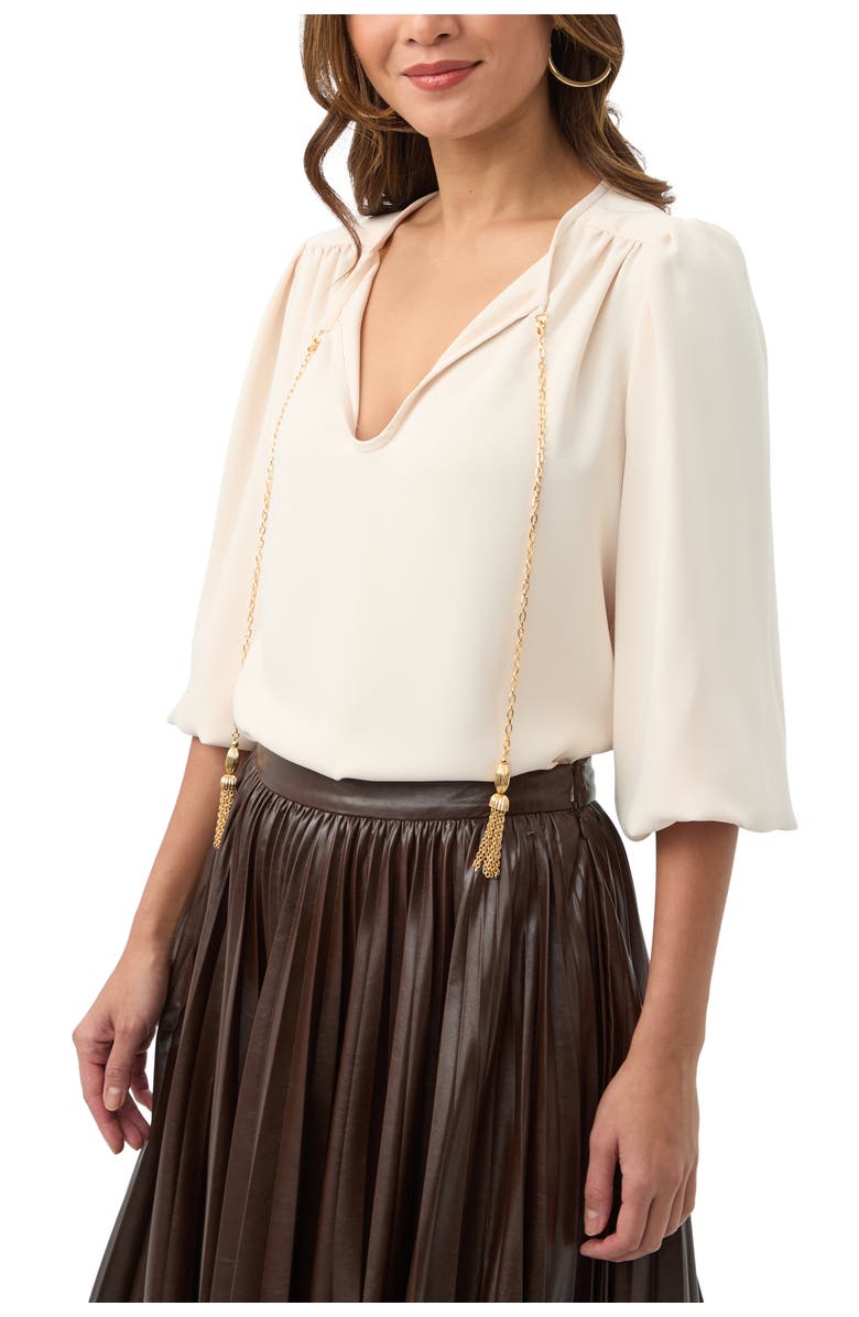 Trina Turk Morabi Chain Link Hardware Top, Alternate, color, Poplar