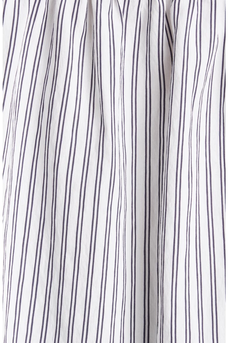 Stripe Turtleneck Blouse, Alternate, color, WHITE/ BLACK SHIRTING STRIPE