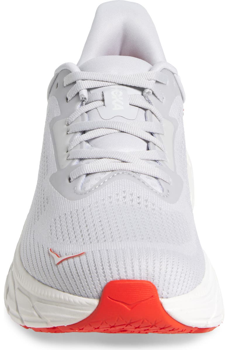 HOKA Arahi 7 Running Shoe, Alternate, color, Cosmic Grey / Tomato