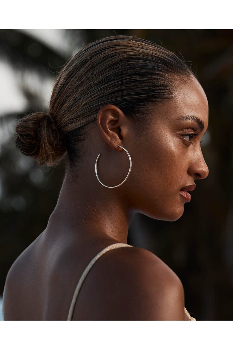 Extra Her Hoops, Alternate, color, Silver