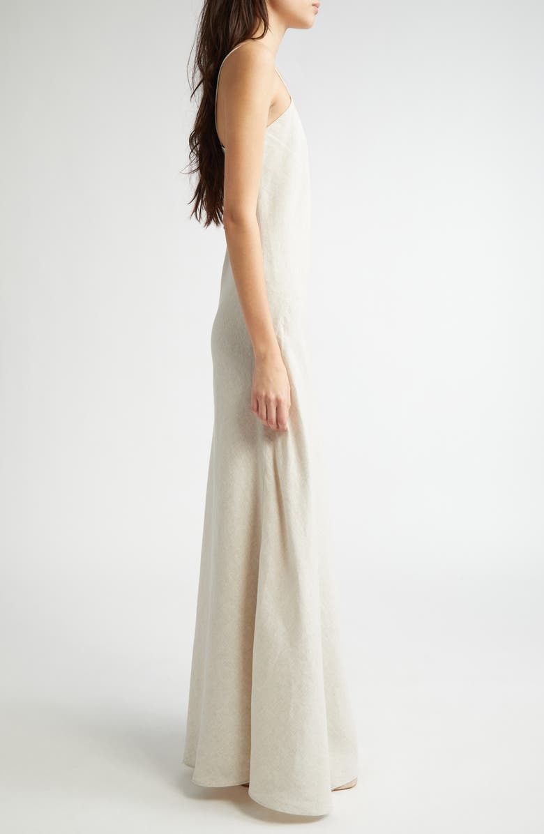 Eleventy Linen Blend Maxi Dress, Alternate, color, Sand