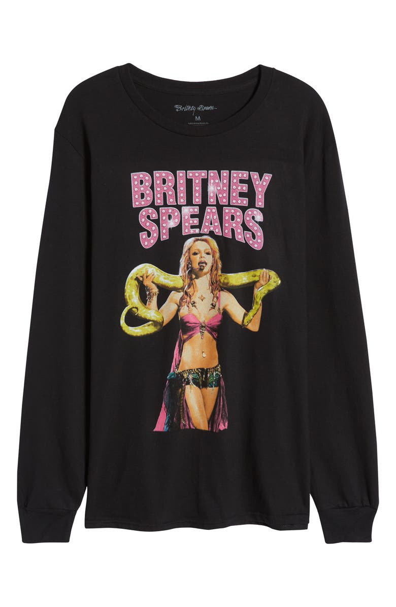 THIRTY SINGLE Britney Spears Python Graphic Cotton Tee, Alternate, color,