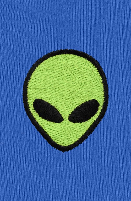Dalix Alien Fleece Sweatshirt In True Royal