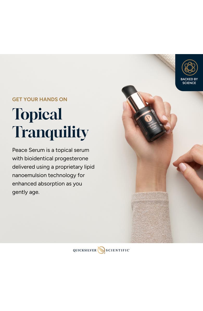 Quicksilver Scientific Peace Topical Hormone Support Serum, Alternate, color, NO COLOR