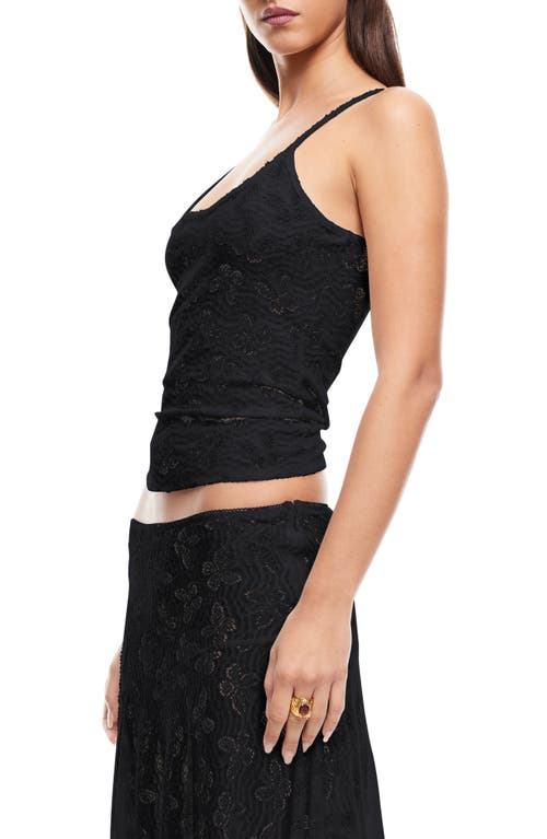 Lioness Tidal Pointelle Camisole In Black