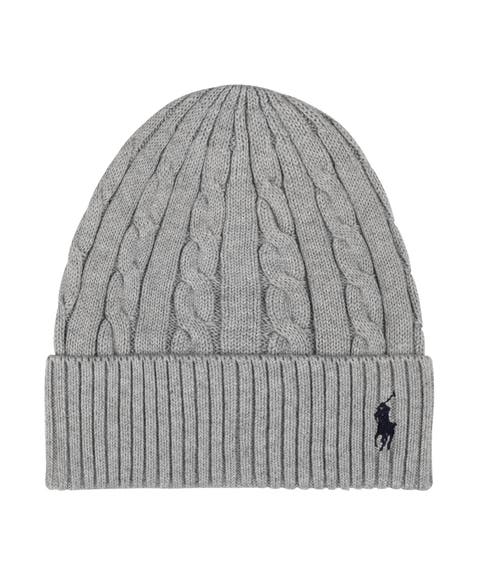 Cotton Cashmere Cable Beanie