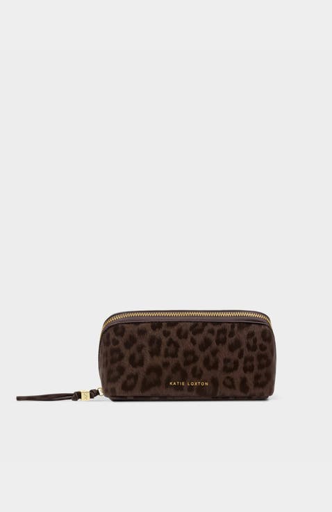 Fold-Out Mirror Make Up Bag