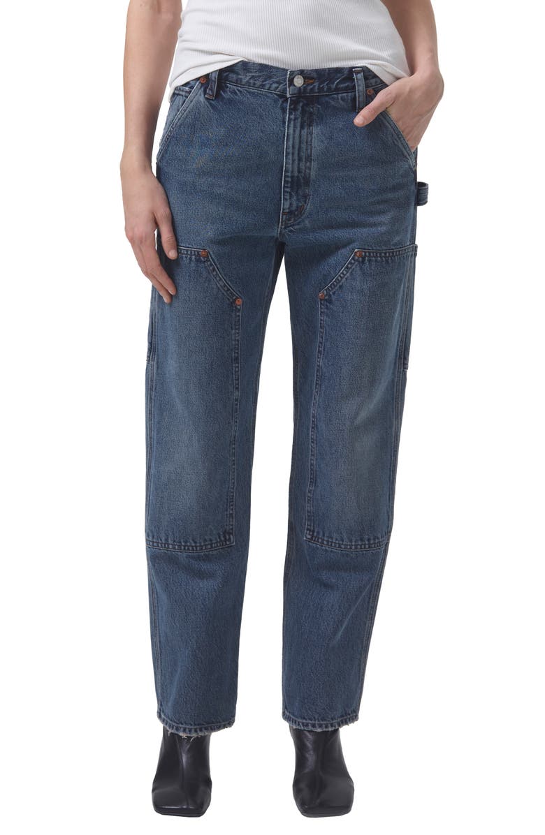 AGOLDE Rami High Waist Carpenter Jeans, Main, color,