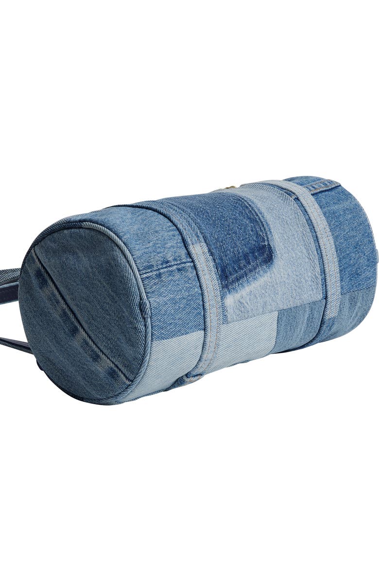 COACH Originals Kisslock 28 Denim Barrel Bag, Alternate, color,