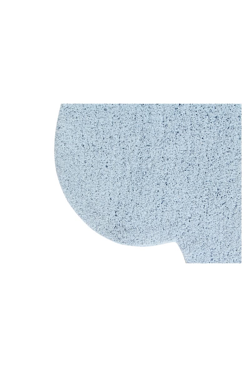 Puffy Dream Cloud Washable Cotton Blend Rug, Alternate, color, BLUE