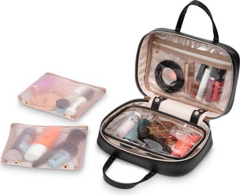 Belize Raven Martha Large Briefcase Cosmetics Case