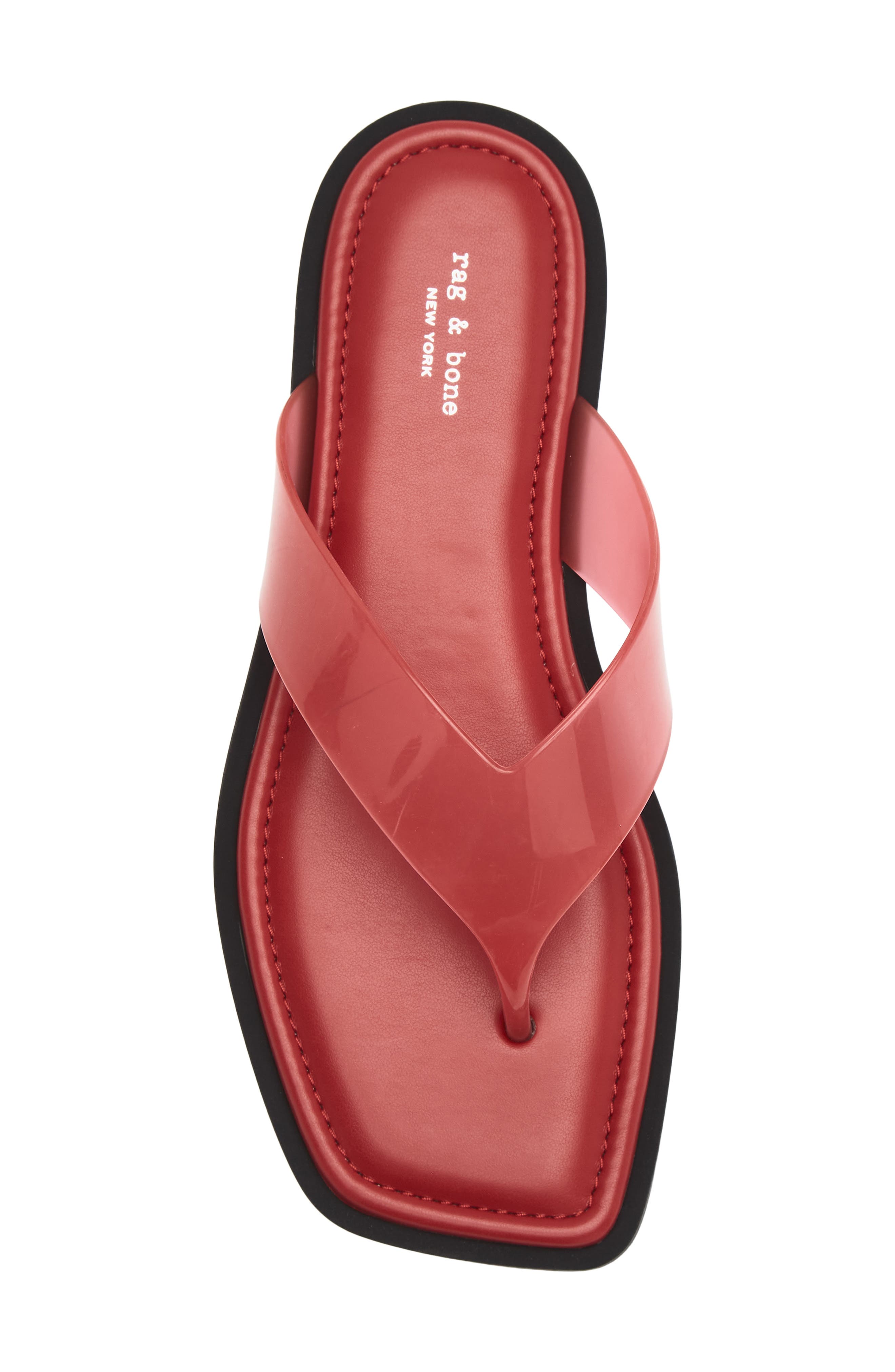 Gracie Jelly Flip Flop, Alternate, color, LAVA