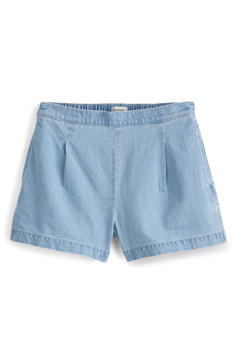 Madewell Clean Denim Pull-On Shorts, Alternate, color, 