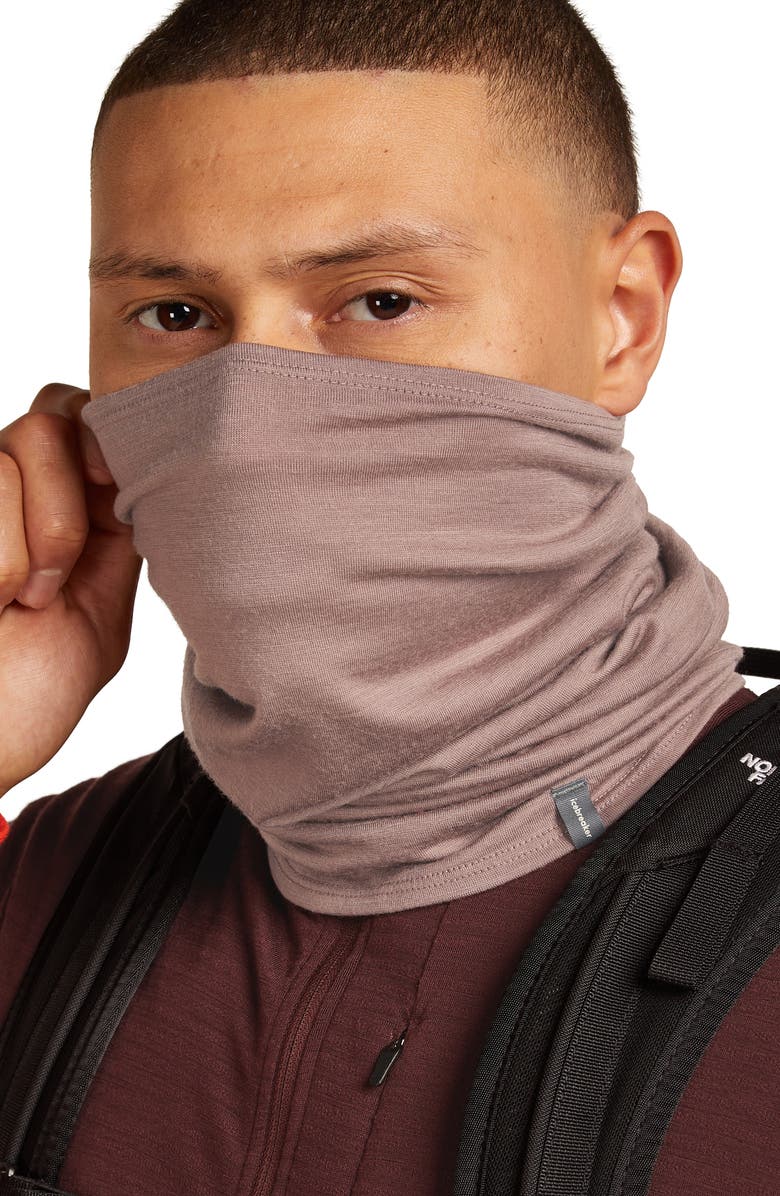 Icebreaker Oasis Flexi Chute Neck Gaiter, Alternate, color, Summit