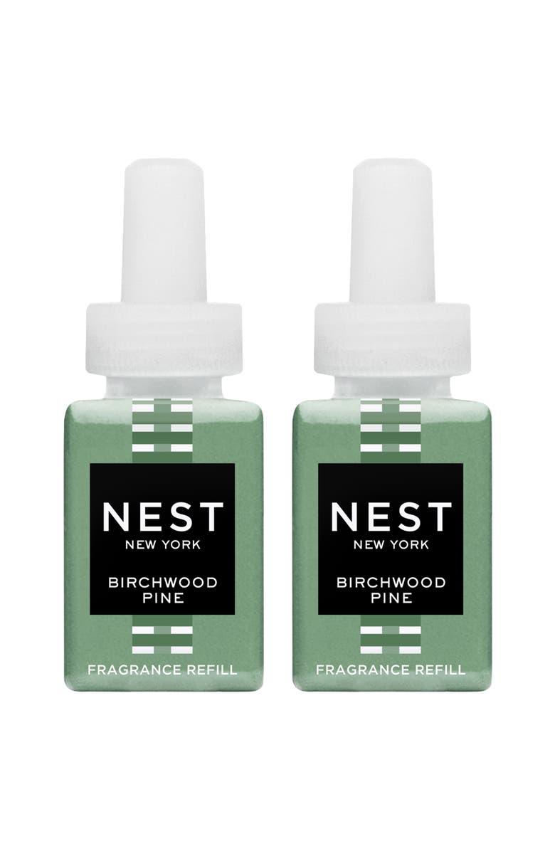 NEST New York x NEST NEW YORK Birchwood Pine 2-Pack Smart Fragrance Diffuser Refills, Alternate, color,