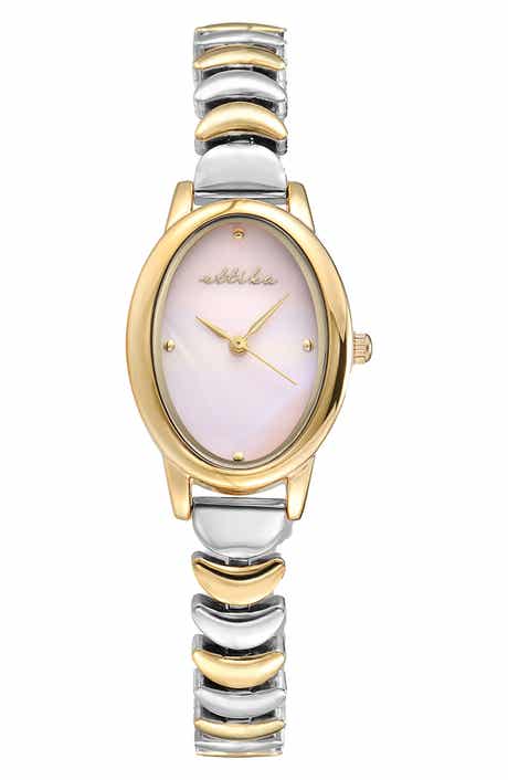 Ettika Oval Modern Bracelet Watch, 24mm x 31mm