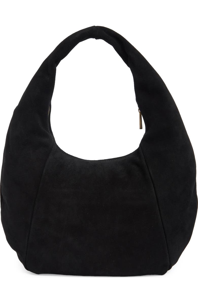 Sam Edelman Bernie Studded Suede Hobo Bag, Alternate, color,