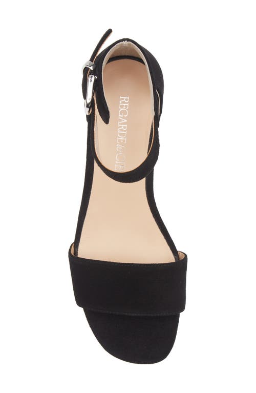 Regarde Le Ciel Yeremi Ankle Strap Sandal In Etna Black
