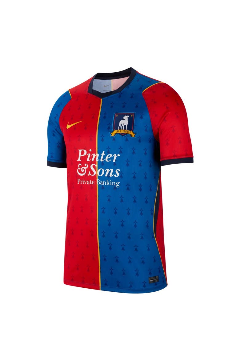 Men's Nike Royal/Red AFC Richmond x Ted Lasso Home Stadium Replica Jersey, Alternate, color, Royal