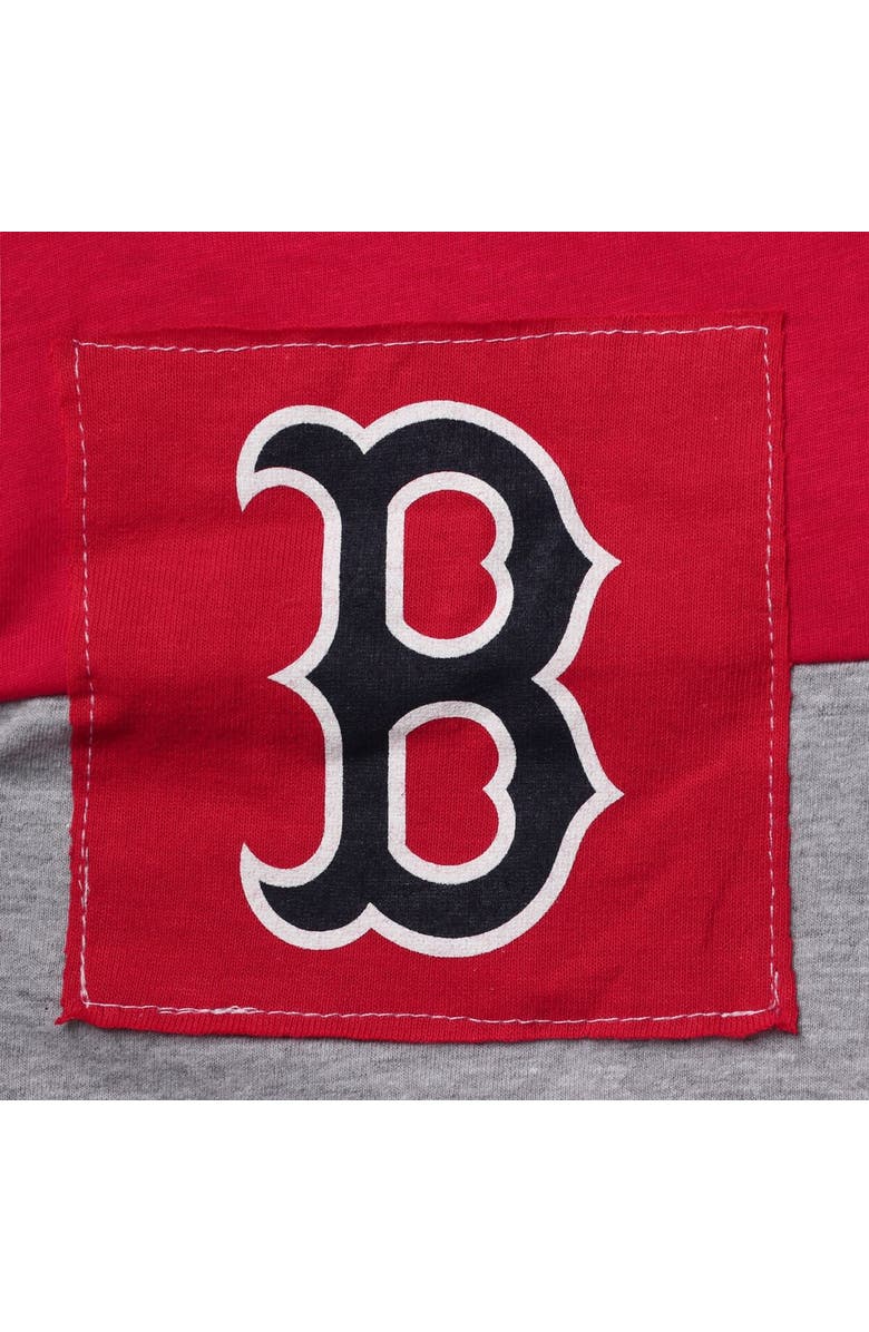 REFRIED APPAREL Women's Refried Apparel Navy Boston Red Sox Sustainable Fitted T-Shirt, Alternate, color,