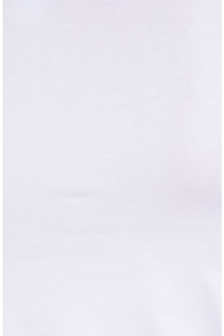 Cotton Superior Fitted V-Neck Cotton T-Shirt, Alternate, color, WHITE