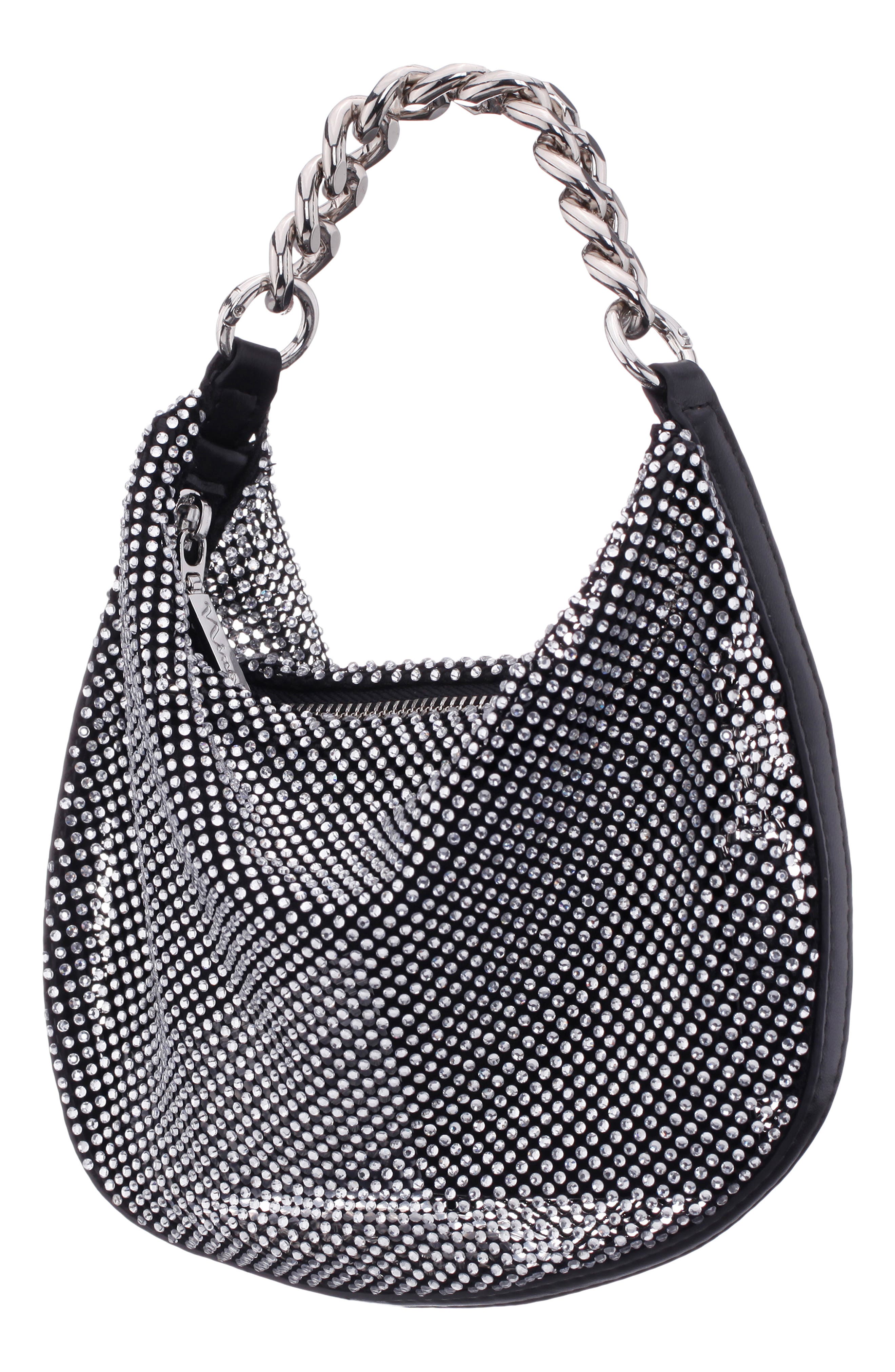 Nina Racquel Shoulder Bag, Alternate, color, Black
