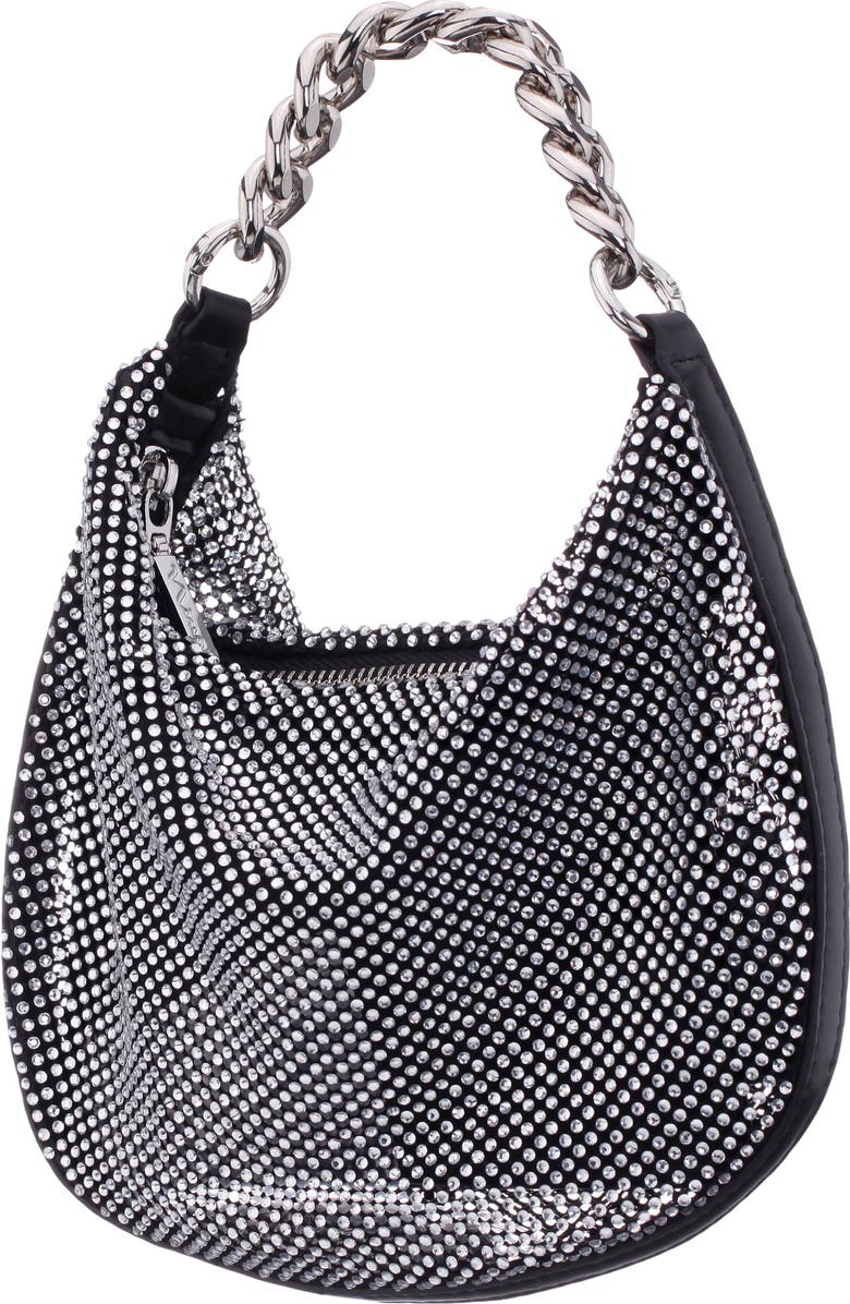 Nina Racquel Shoulder Bag, Alternate, color, Black