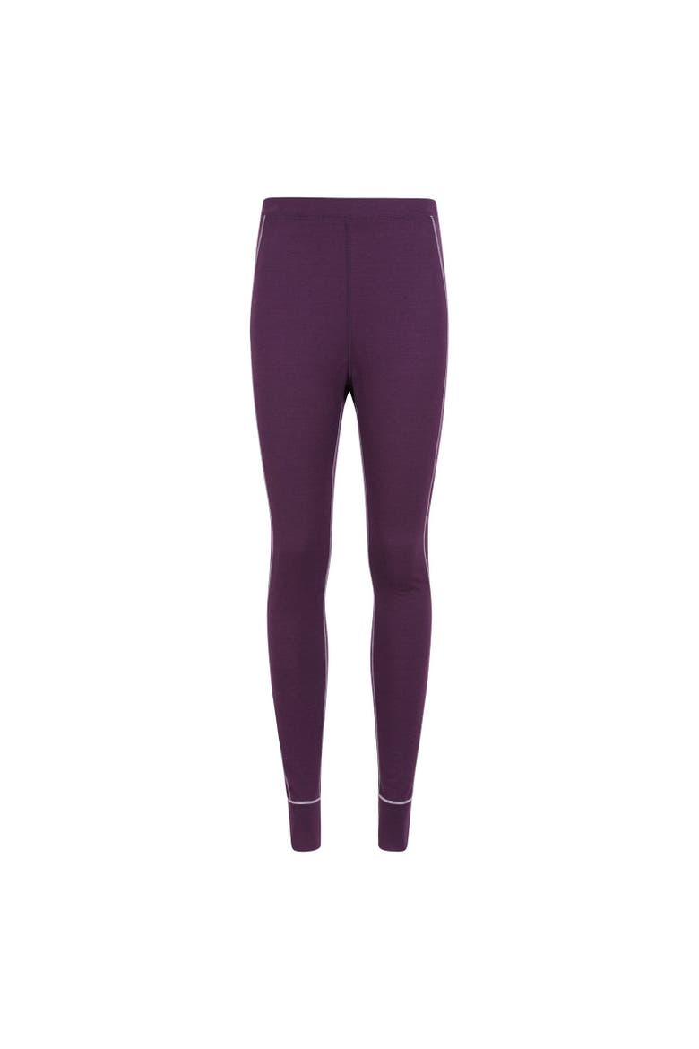 Asgard Merino Wool Thermal Base Layer Leggings, Main, color, Purple