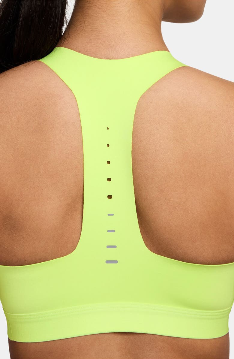 Nike Swift Dri-FIT High Support Sports Bra, Alternate, color, Light Lemon Twist/Silver
