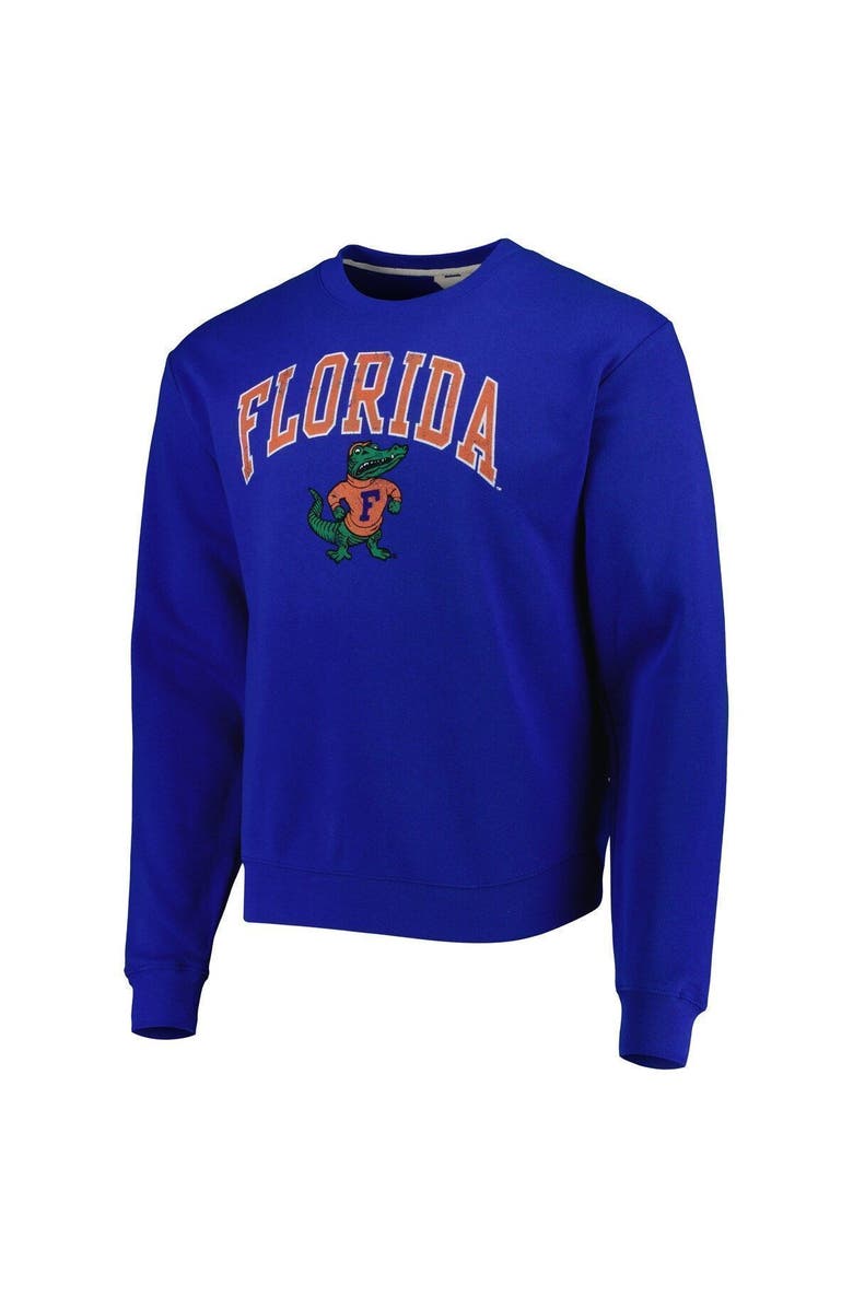 LEAGUE COLLEGIATE WEAR Men's League Collegiate Wear Royal Florida Gators 1965 Arch Essential Lightweight Pullover Sweatshirt, Alternate, color, 