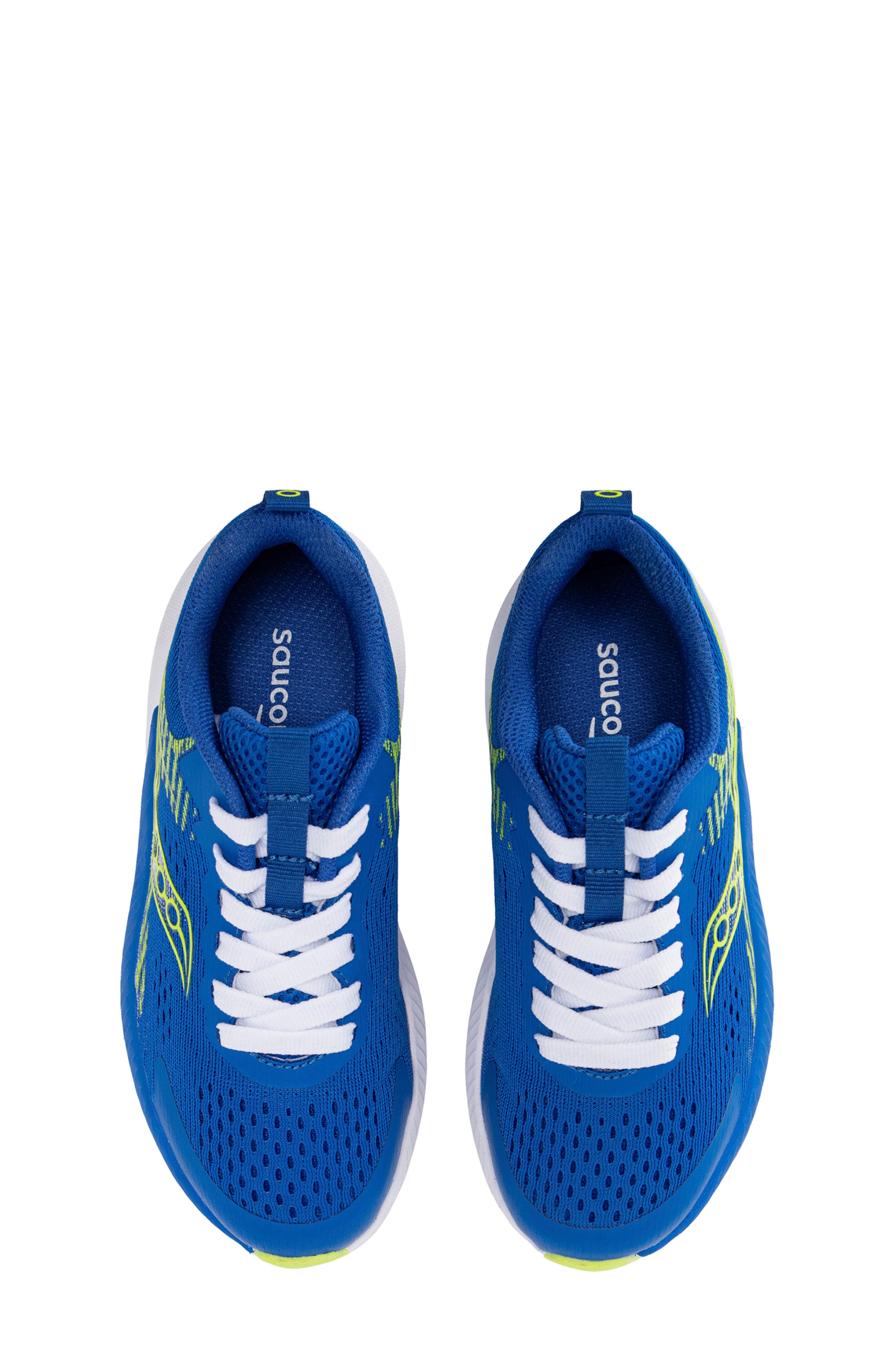 Kids' Hurricane Running Shoe, Alternate, color, BLUE/ LIME