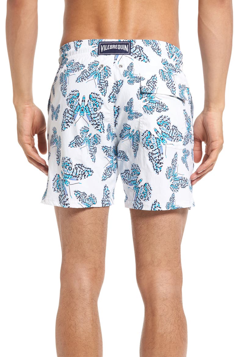 Moorise Butterflies Superflex Swim Trunks, Alternate, color, AZURE