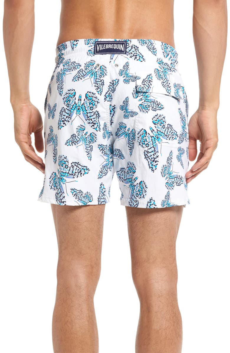 Vilebrequin Moorise Butterflies Superflex Swim Trunks, Alternate, color, 