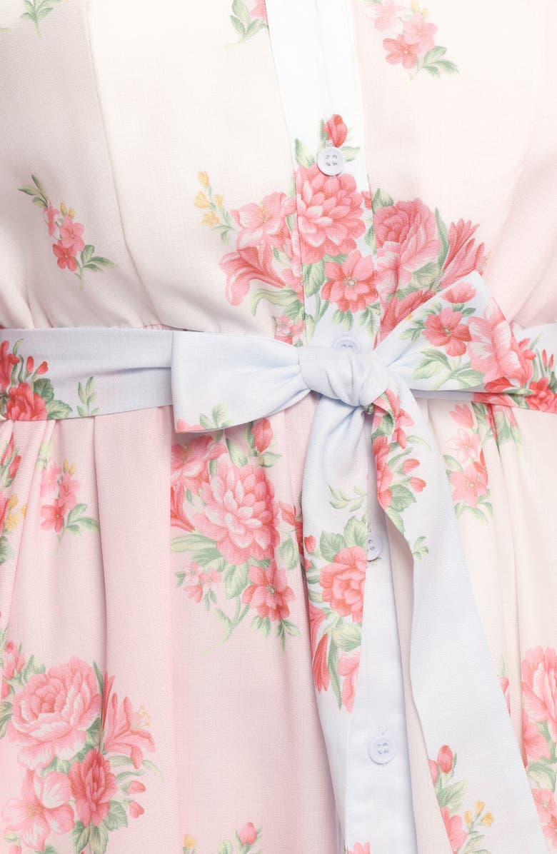 Petal & Pup Juni Floral Print Long Sleeve Maxi Dress, Alternate, color, Floral