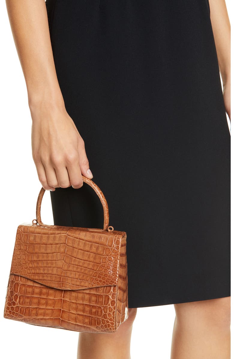 Nancy Gonzalez Lolita Genuine Crocodile Top Handle Bag, Alternate, color,