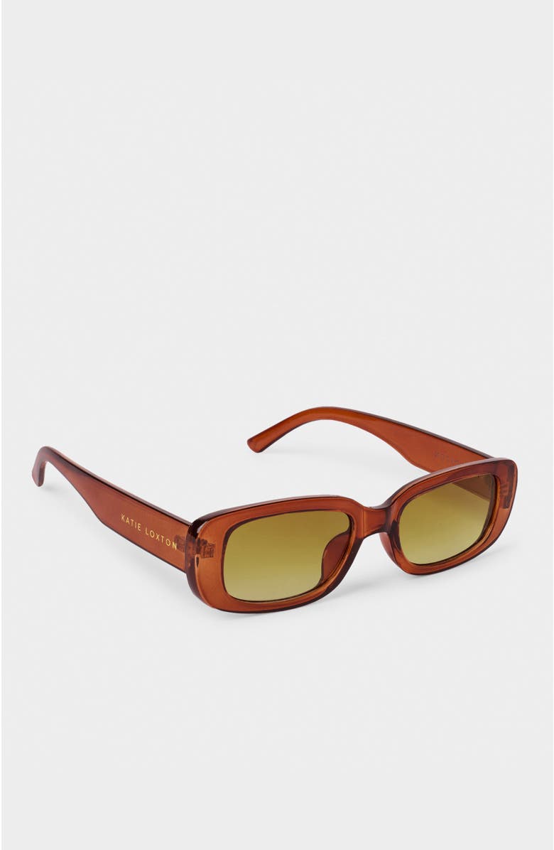 Katie Loxton Venice Sunglasses, Alternate, color, Amber Transparent