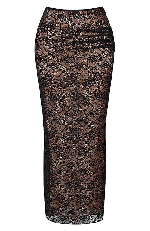 Mistress Rocks Ruffle Trim Maxi Skirt
