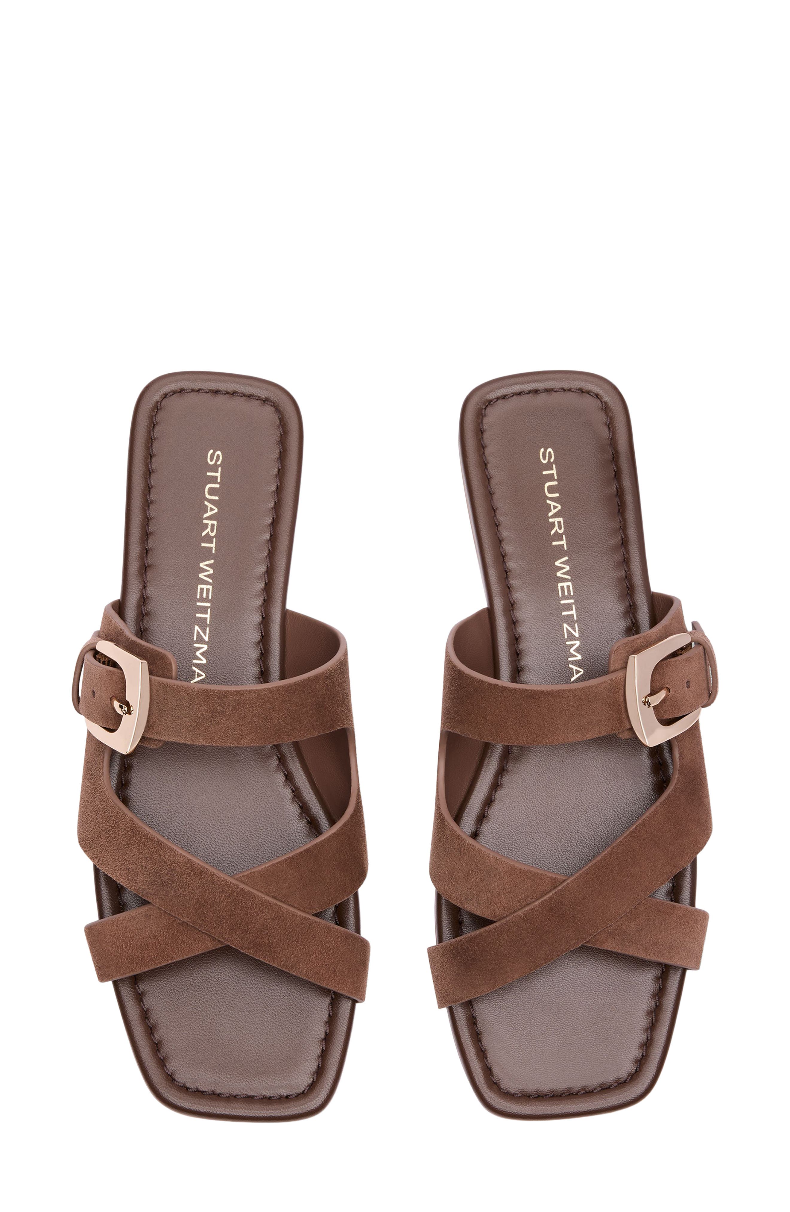 Женские сандалии Stuart Weitzman Sai Slide Sandal — фото 4