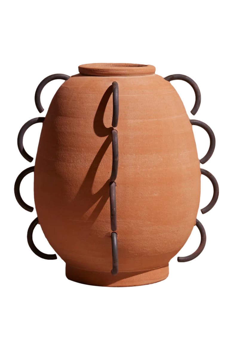 Ella Terracota Vessel, Alternate, color, Terracotta
