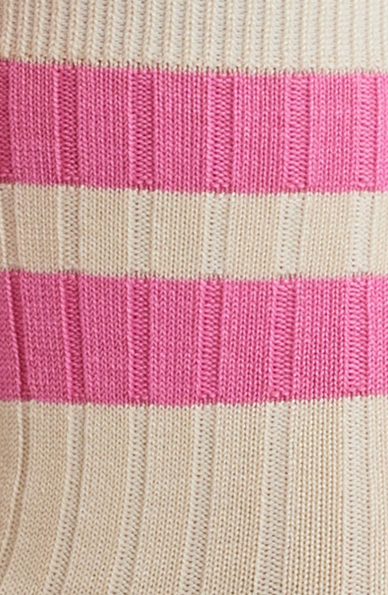 Le Bon Shoppe Her Varsity Crew Socks, Alternate, color, 